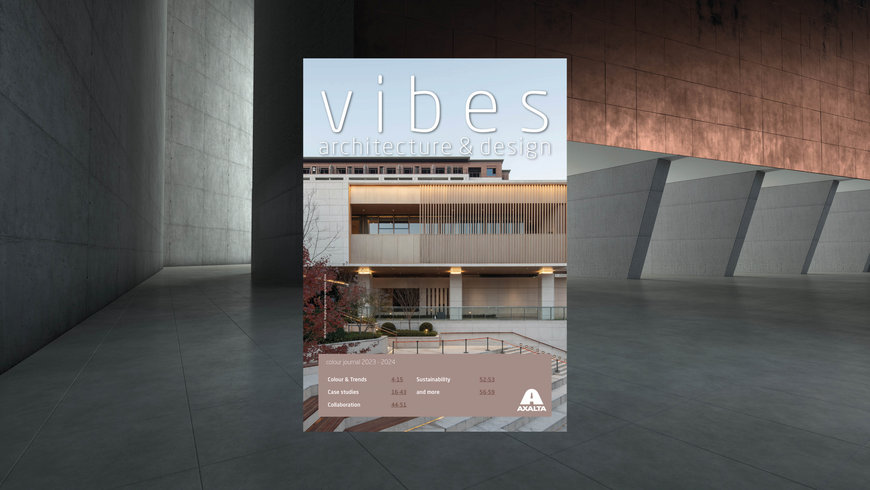 Axalta publie le journal annuel des couleurs Vibes pour le secteur du design et de l'architecture